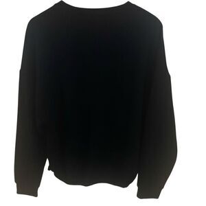 Fabletic long sleeve large sweatshirt athletic black crew neck